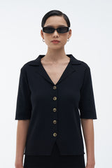Acma Shirt Top | Black