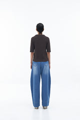 Acma Shirt Top | Dark Brown