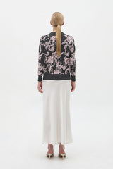 Ariel Cardigan | Dark Grey - Pink
