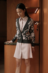 Ariel Cardigan | Dark Grey - Pink