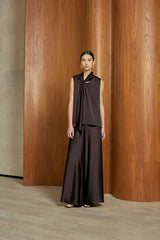 MMEHUILLET FOR DUMA - Amara Top | Dark Brown