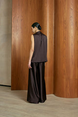 MMEHUILLET FOR DUMA - Amara Top | Dark Brown