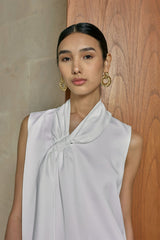 MMEHUILLET FOR DUMA - Amara Top | White