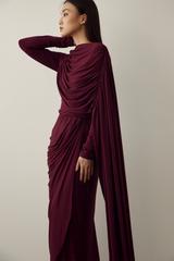 MMEHUILLET FOR DUMA - Anae Top | Burgundy