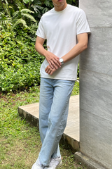 BERT | Regular MEN Fit Crew Neck t-shirt in White