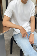 BERT | Regular MEN Fit Crew Neck t-shirt in White