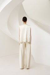 Baraka Beaded Vest | Cream