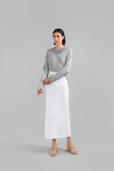 Becca Maxi Skirt White