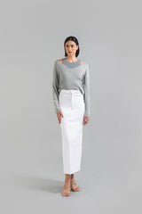 Becca Maxi Skirt White