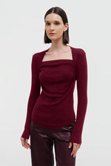 Bronte Top Maroon