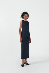 Carolina Vest Navy Stripe