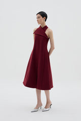 Chi Dress | Maroon