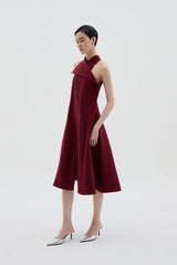 Chi Dress | Maroon