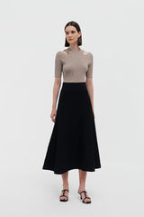 Cannolo Skirt Black