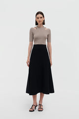Cannolo Skirt Black