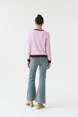 Amore Knit Cardigan Pink