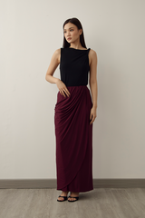 MMEHUILLET FOR DUMA - Carme Skirt | Burgundy