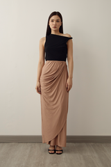 MMEHUILLET FOR DUMA - Carme Skirt | Mocha Mousse