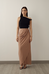 MMEHUILLET FOR DUMA - Carme Skirt | Mocha Mousse