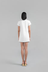 Chantal Dress White
