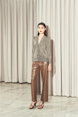 Cleo Metallic Cardigan Gold | BACK IN STOCK