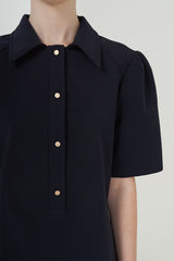 Cola Polo Top Navy