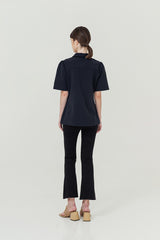 Cola Polo Top Navy