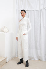 Crimson Pants | White