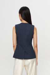 Denise Vest | Denim Blue