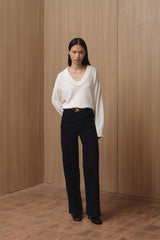 Daphne Sweater | White