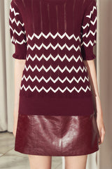 Danielle Top Maroon