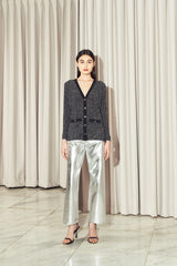 Dazzle Sparkly Cardigan Black | BACK IN STOCK