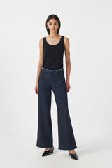 Fray Pants | Dark Denim