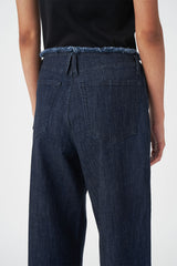 Fray Pants | Dark Denim