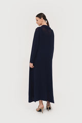 Faye Knit Outer Navy