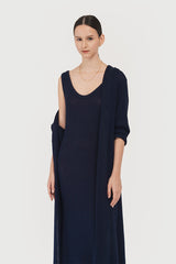Faye Knit Outer Navy