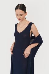 Faye Knit Outer Navy