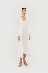 Faye Knit Outer White