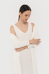 Faye Knit Outer White