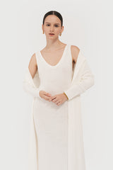 Faye Knit Outer White