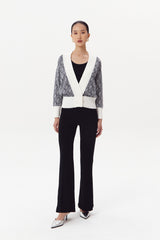 Gaze Cardigan | White Multi
