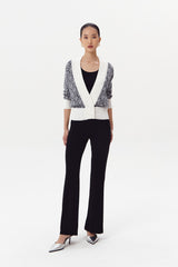 Gaze Cardigan | White Multi
