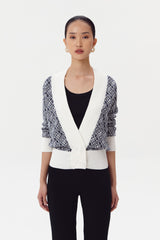 Gaze Cardigan | White Multi