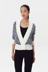 Gaze Cardigan | White Multi