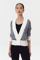 Gaze Cardigan | White Multi