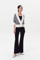 Gaze Cardigan | White Multi