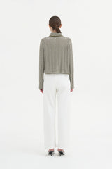 Genoa Cardigan | Olive Multi