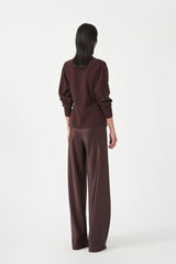 Getta Cardigan | Dark Brown