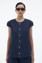 Giara Top | Dark Denim