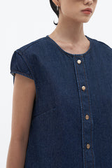 Giara Top | Dark Denim